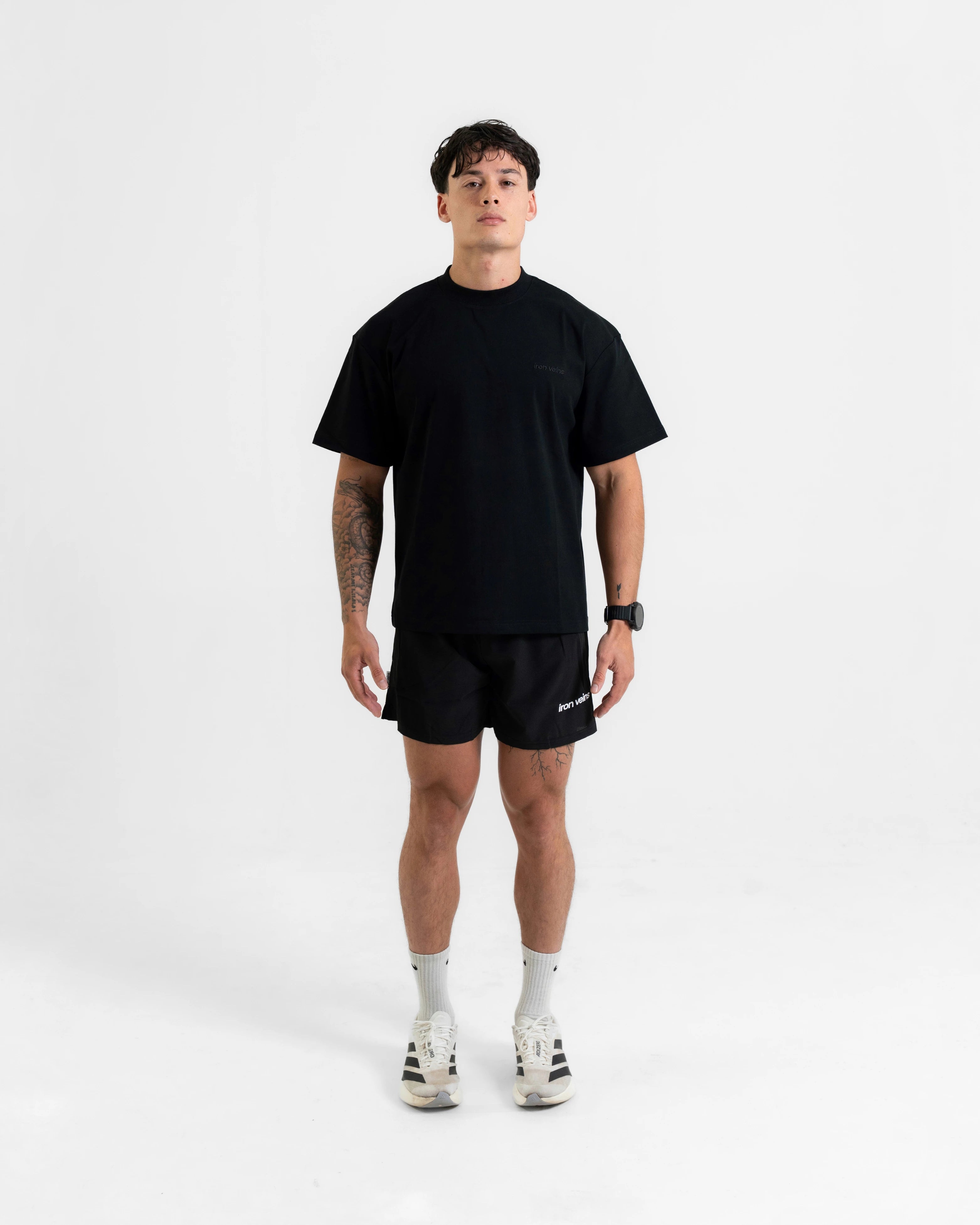 Core Blanks Tee - Iron