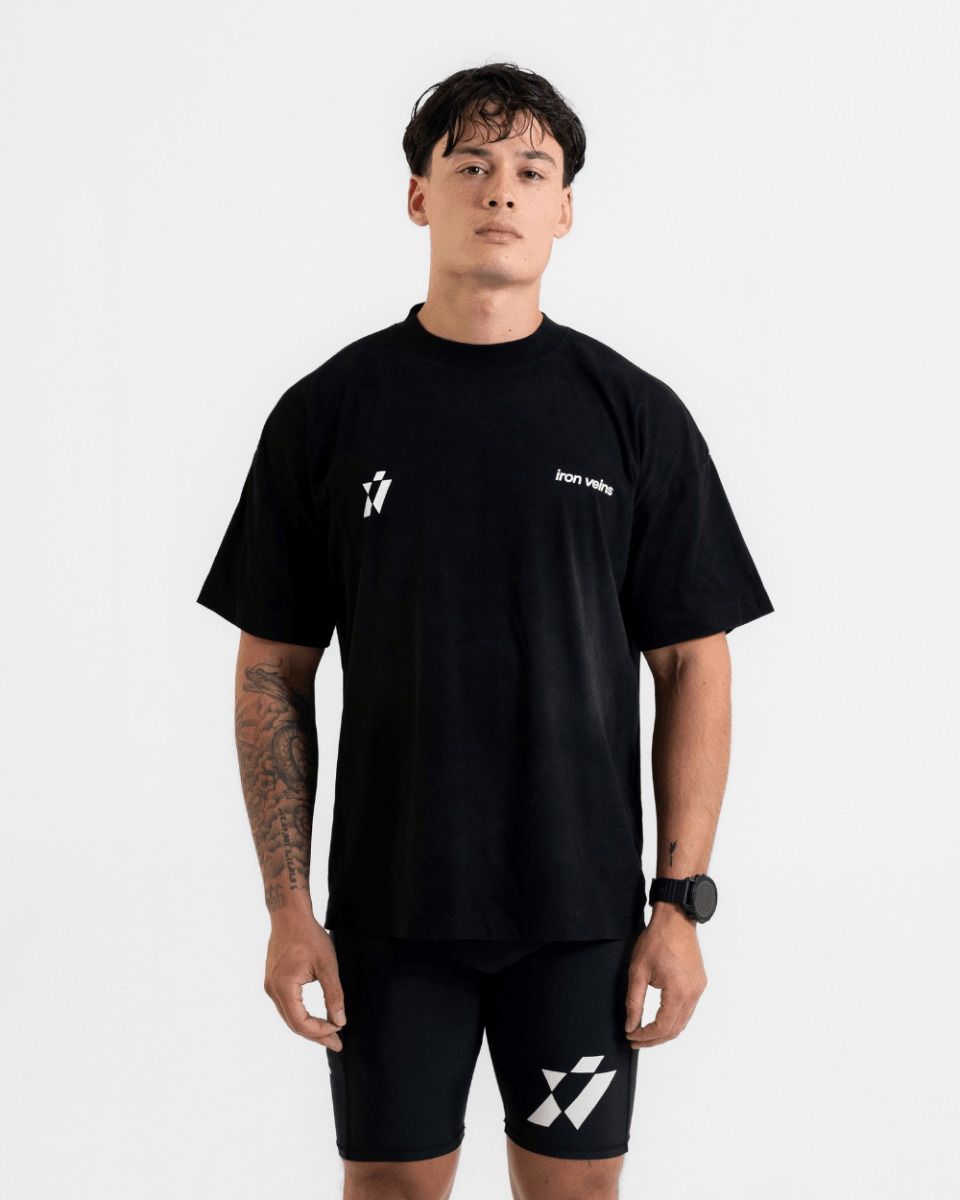 MileX Hybrid Tee - Iron Veins