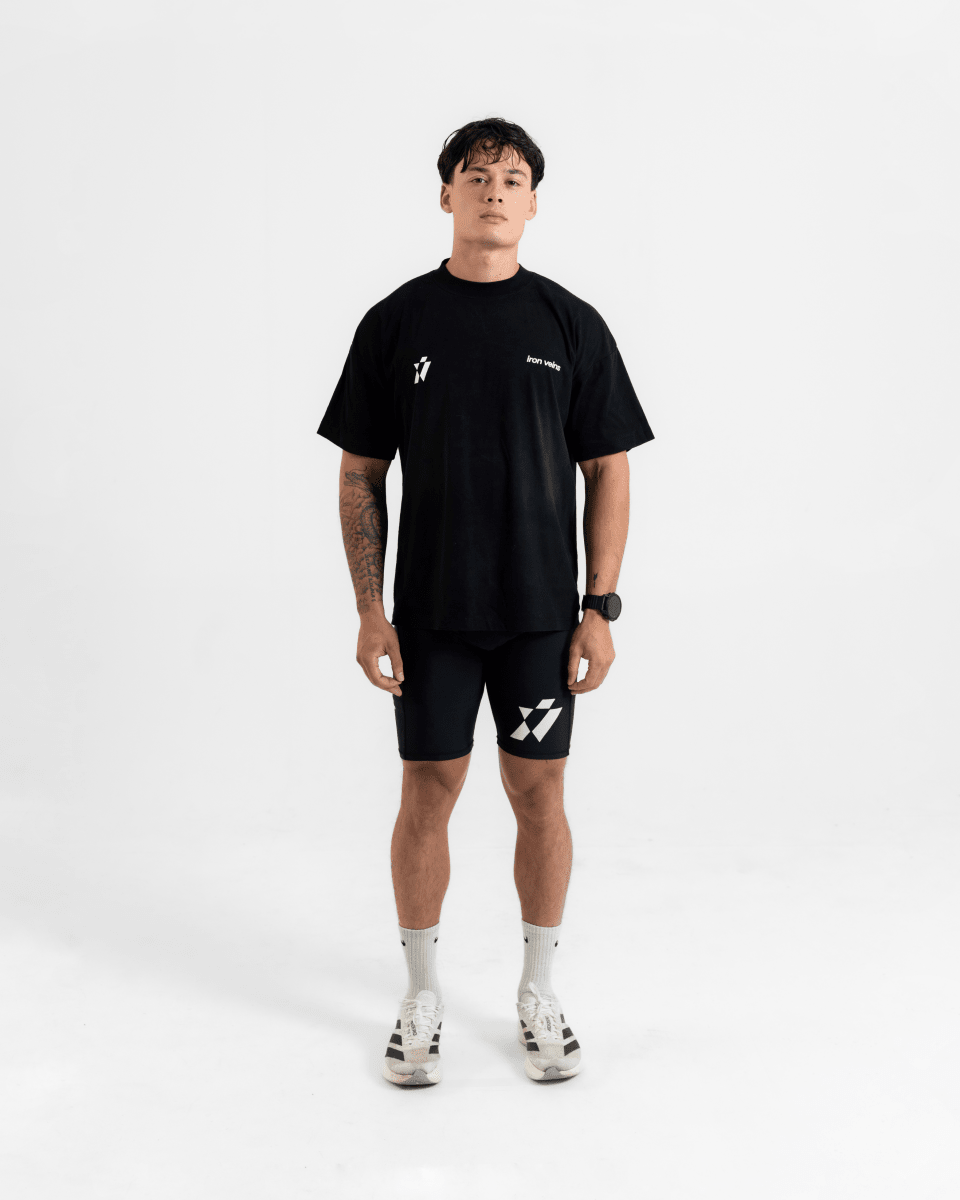 MileX Hybrid Tee - Iron Veins
