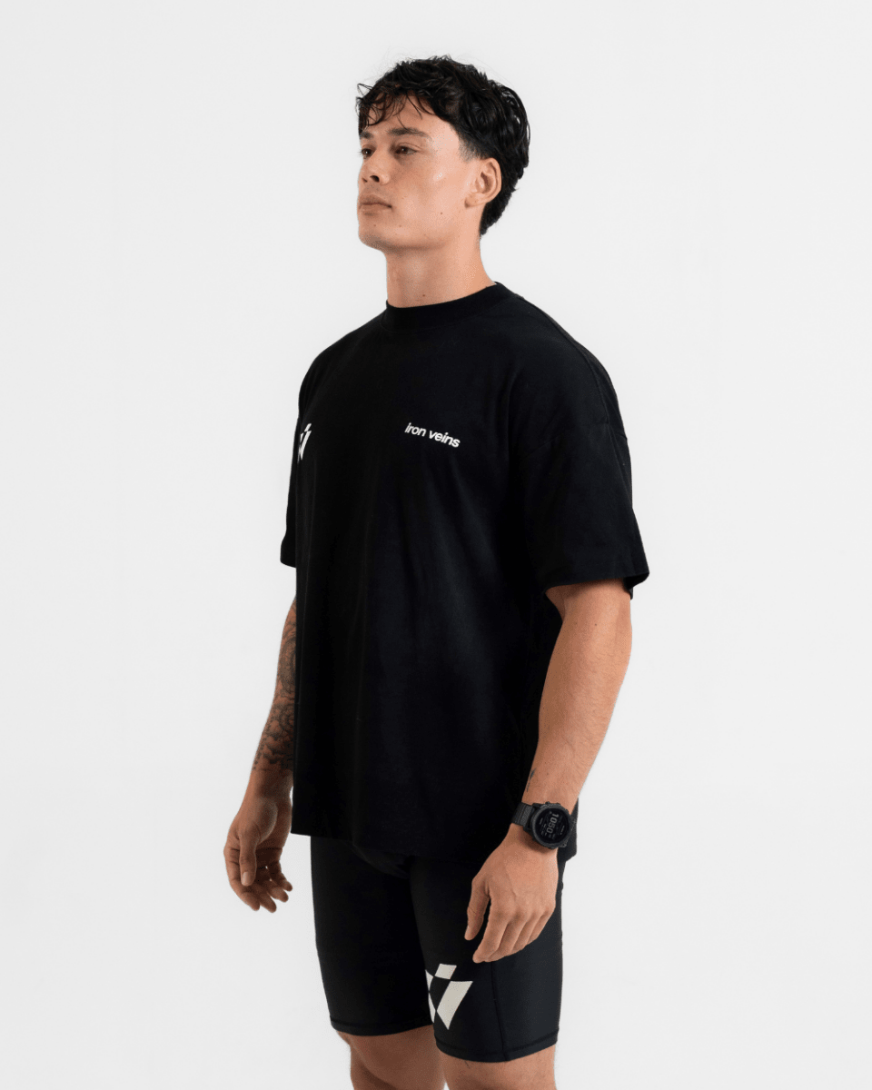 MileX Hybrid Tee - Iron Veins