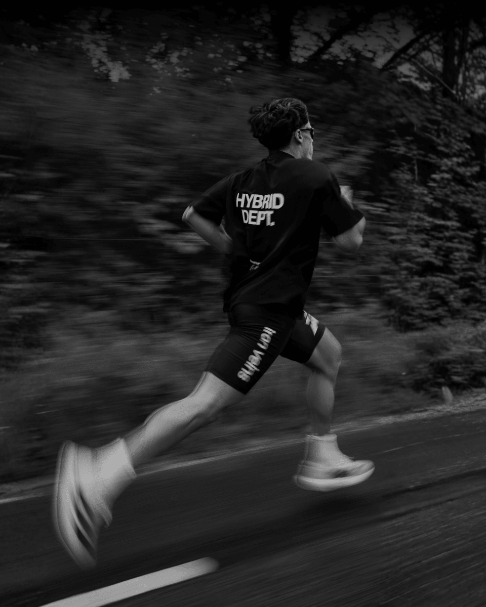 MileX Hybrid Tee - Iron Veins